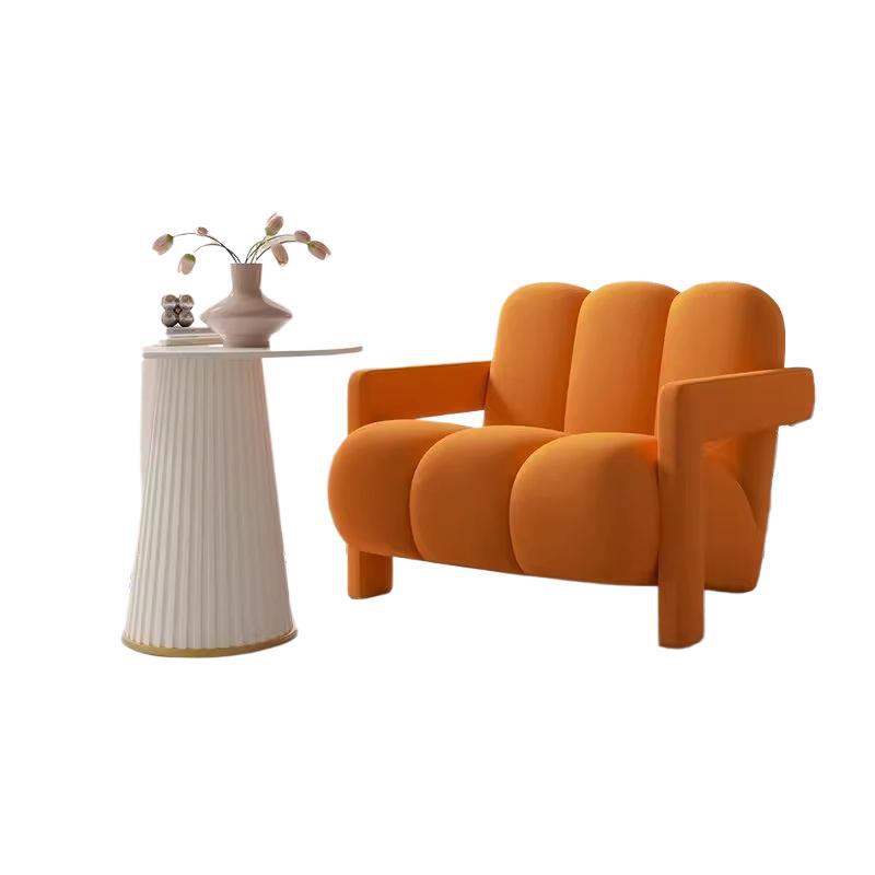 Diseñadores nórdicos de lujo ligero sillas casuales individuales, balcón del dormitorio de la Sala de estar, recepción simple, zona de descanso, sofás y sillas perezosas