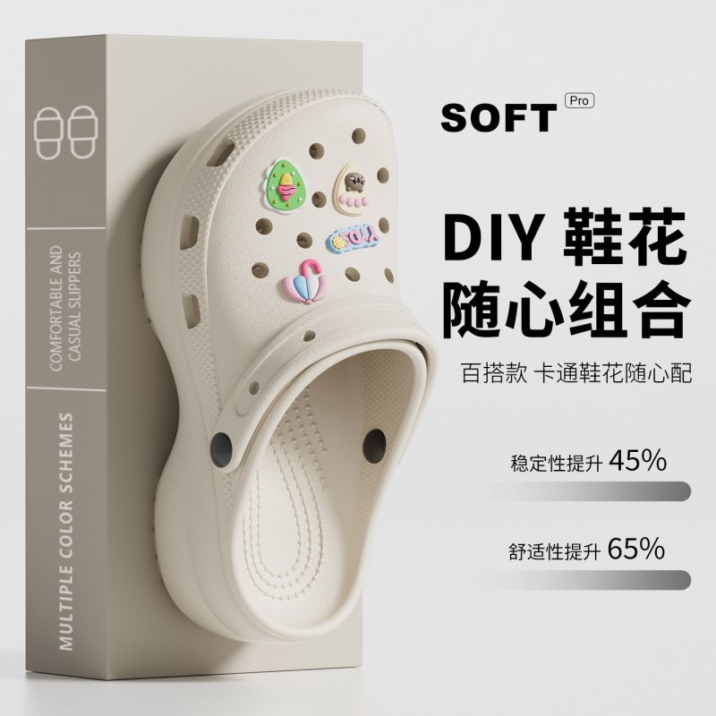 2026 Summer New Eva Women's Student Clogs with Thick Soles, Non-Slip, Odor-Resistant, Breathable, and Cool Slippers That Don'T Make Feet Stuffy 2026 Summer New Eva Women's Student Clogs with Thick Soles, Non-Slip, Odor-Resistant, Breathable, and Cool Slippers That Don'T Make Feet Stuffy