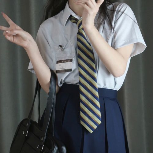 H brand Lìzhìshè High School same style bow tie JK uniform striped tie school supply item