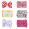 Children's nylon headband for princess, cloth with bow, hairgrip, hair accessory, European style