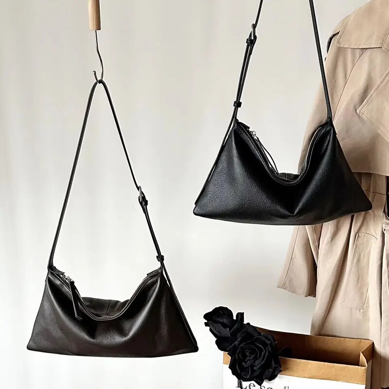 Genuine Leather Women's Shoulder Crossbody Bag, Luxury Designer Brand Women's Soft Cowhide Handbag, High-Quality for Women Genuine Leather Women's Shoulder Crossbody Bag, Luxury Designer Brand Women's Soft Cowhide Handbag, High-Quality for Women