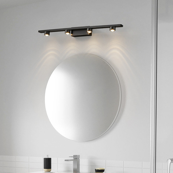 Front headlights for mirror for bathroom