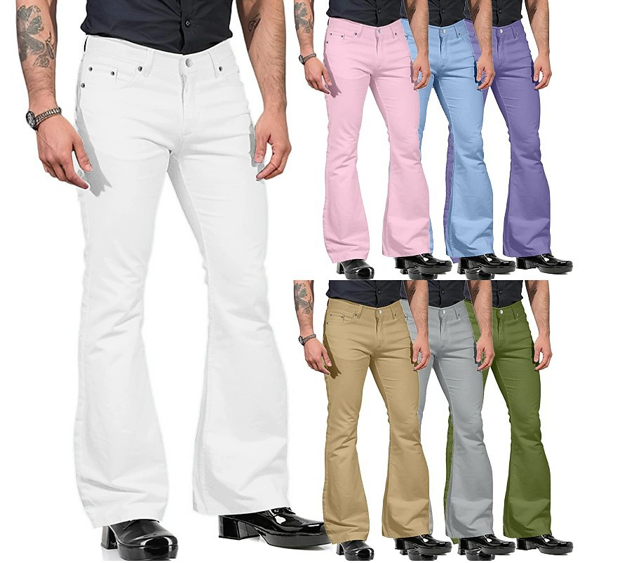 2024 mäns byxor med utsvängda vardagar_voghion.com