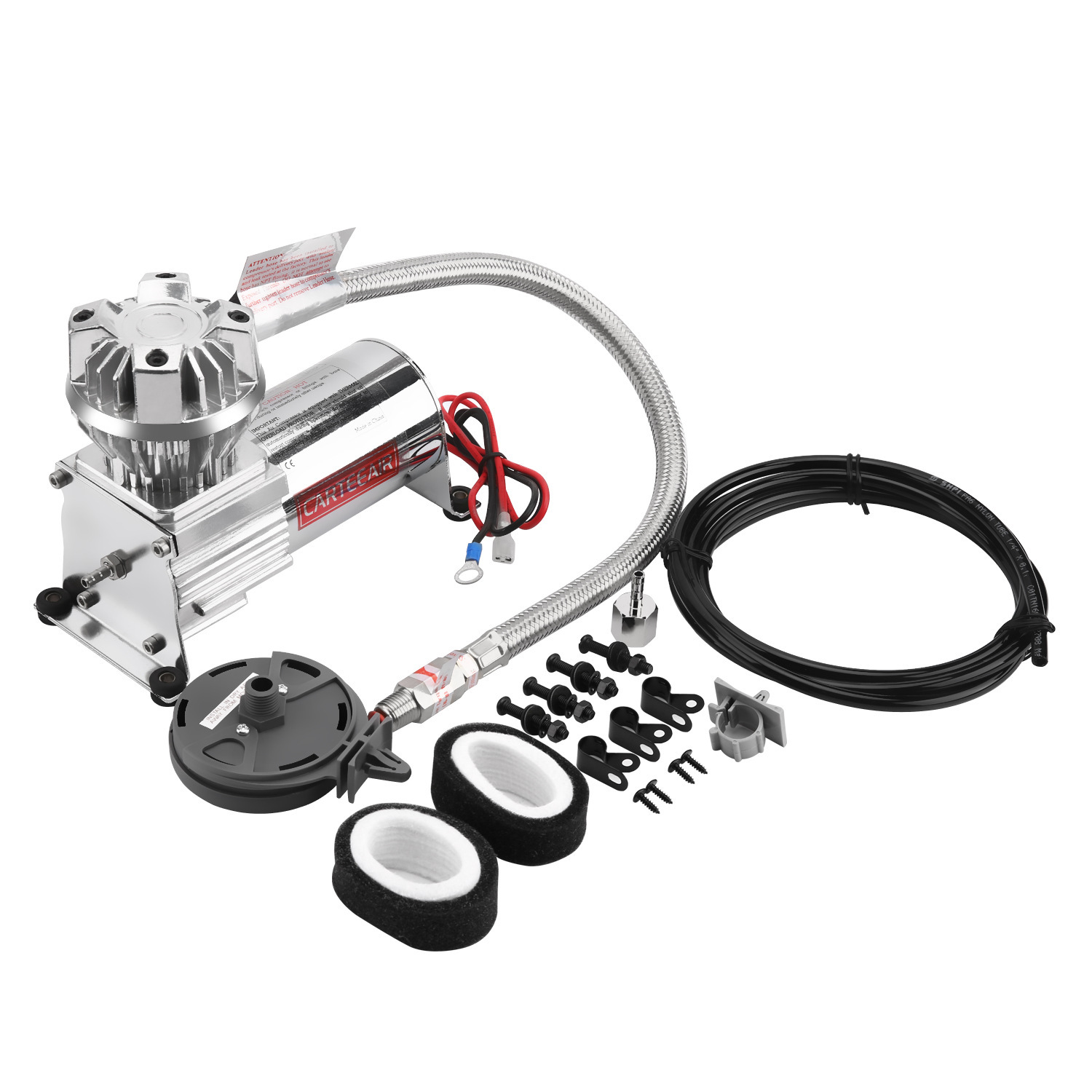 Cartee卡迪X100车载充气泵空气悬架气喇叭气囊悬挂压缩机打气泵