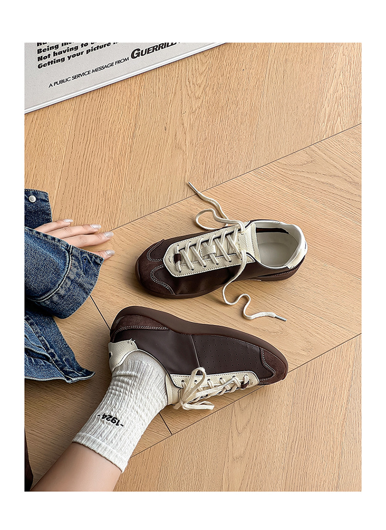 2024 neue explosive Ballett-Trainingsschuhe mit weichen Sohlen für Herren, Nische, lässig, farblich passende Retro-Paar-Sportschuhe_voghion.com