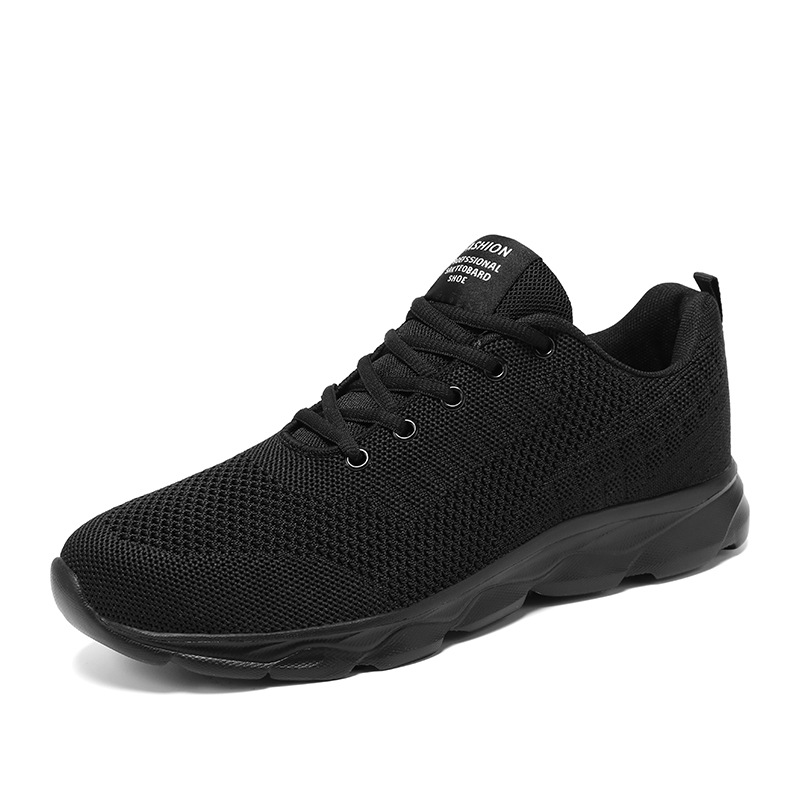 Cross-border new fashion shoes sports casual shoes men's mesh breathable mesh shoes men's soft bottom flying woven national fashion men's shoes