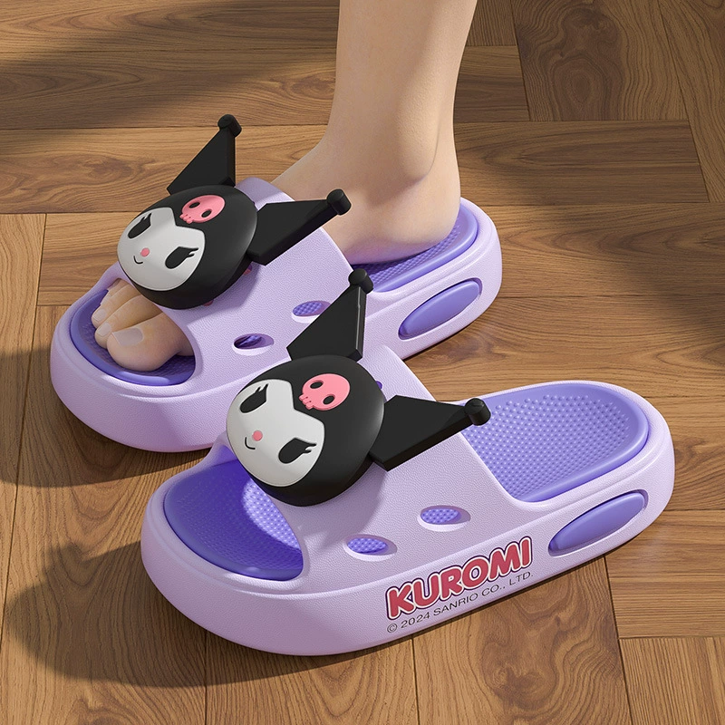 Slippers (Sanrio My Melody) Cute Cartoon Indoor Sandals, Cushioned Sole, Sizes 24–41