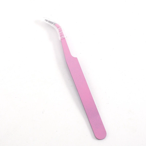 Fuchsia tweezers, sticker, accessories