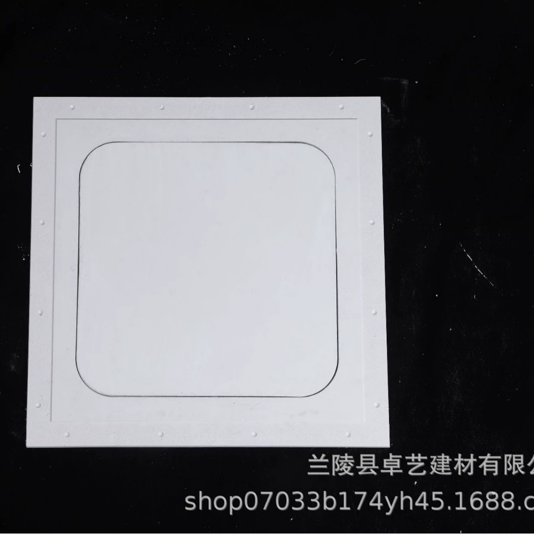 Rong brand [European-style gypsum board ceiling access panel, European rounded access panel with dual aluminum edges, rounded access panel]