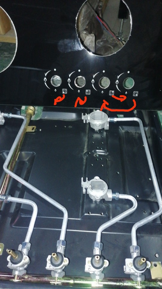 Tapa de fuego del quemador Shabaf No. 1234 SABAF accesorios de la máquina de gas