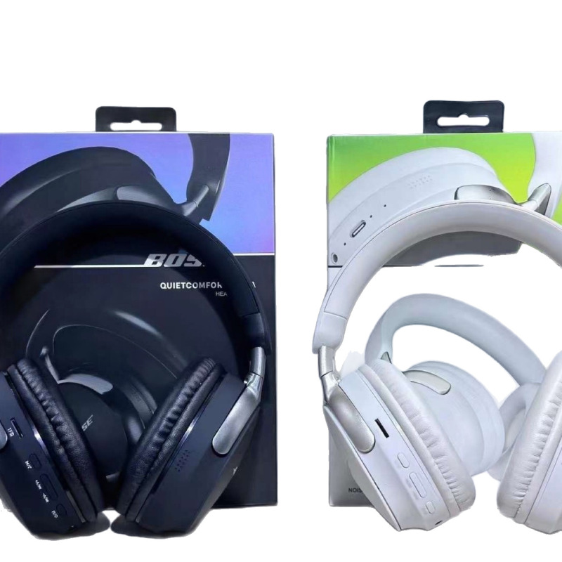 国境を越えた新製品 QC UItra ワイヤレス ヘッドマウント Bluetooth ヘッドセット 3D ステレオ スポンジ 超長バッテリー寿命 ヘッドマウント イヤホン|undefined
