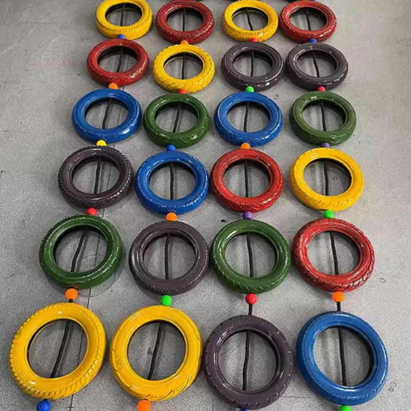 儿童户外攀爬斜坡轮胎幼儿园体适能训练攀岩体育锻炼运动爬绳玩具