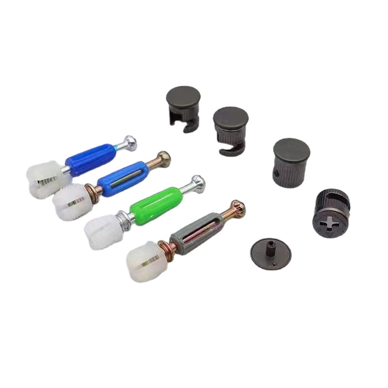 공장 3 대 1 12MM 인라인 장식 커버 플라스틱 커버 나사 편심 커버 구멍 플러그 덮인 철 커버