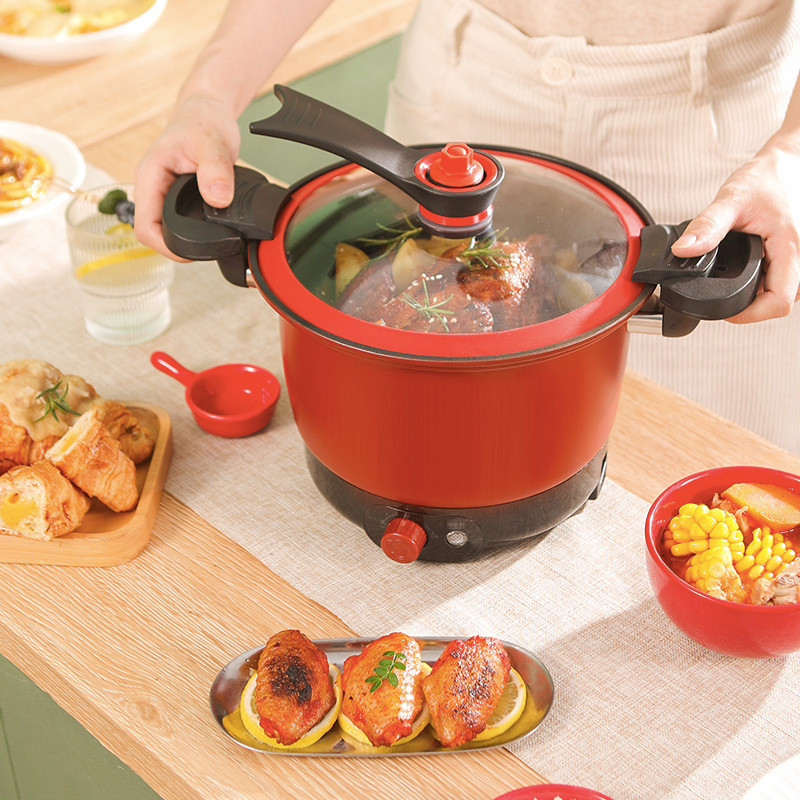 다기능 마이크로 압력 전기 밥솥 가정용 대용량 전기 냄비 비 스틱 라이너 통합 냄비 주방 전기 압력솥