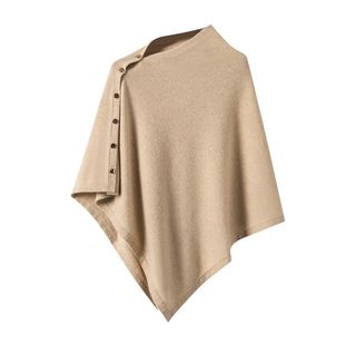 [high quality Wool] Outer Wearing Shawl Women's High-end Outer Wearing Foreign Style Scarf Warm Cloak Knitted Coat Autumn and Winter