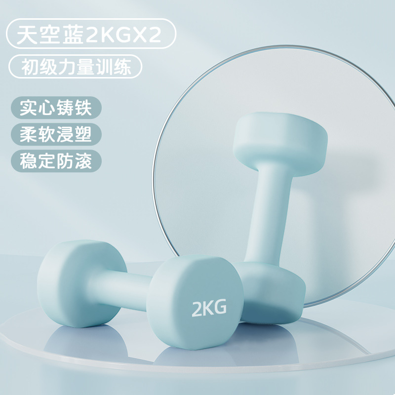 Dumbbelle mujer acondicionamiento físico equipo doméstico para niños y hombres combinación de hierro puro Dumbbelle entrenamiento braquial de la escuela primaria