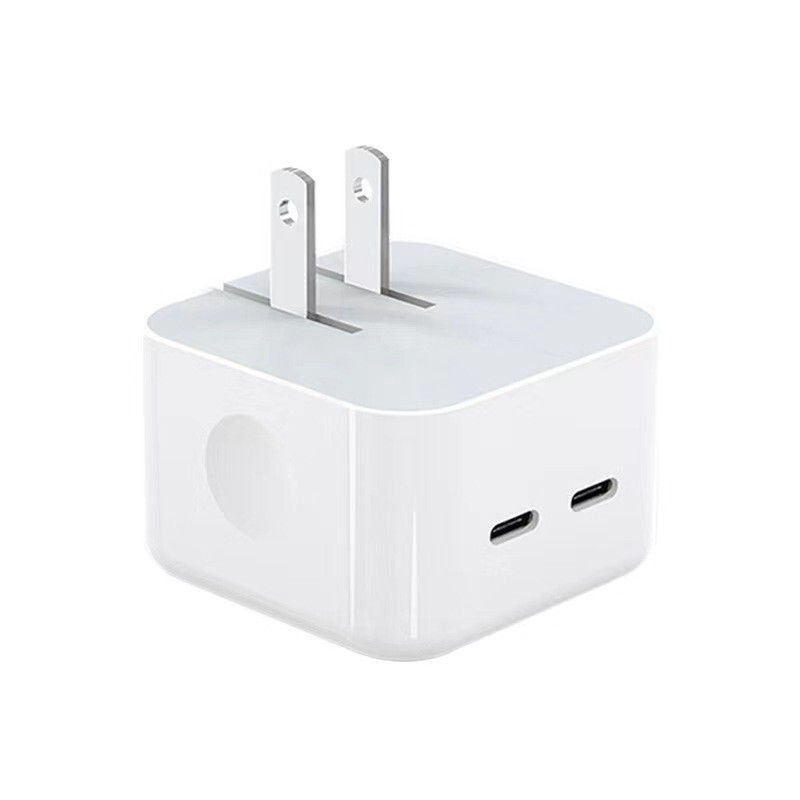 アップル35w充電器はiphone8-14携帯電話pdダブルcポート窒化ガリウム折り畳み充電ヘッドを適用している|undefined