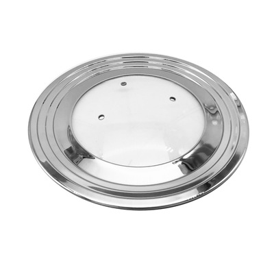 直供304不锈钢多用盖 不锈钢钢化玻璃组合盖单孔双孔LOGO可定制