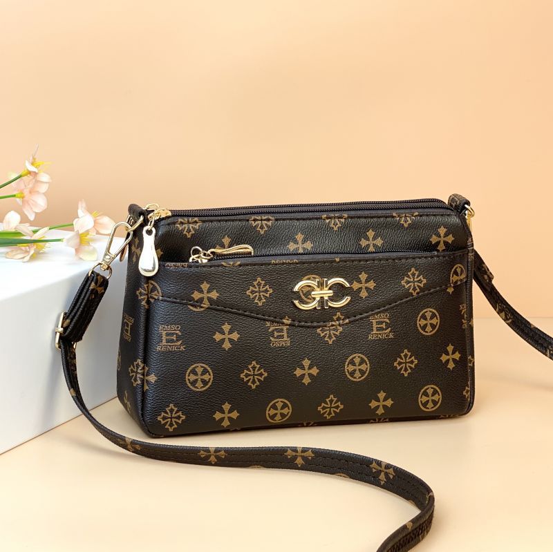 Guangzhou Hengli 2024 nuevo bolso de mensajero transfronterizo bolso casual de mediana edad bolso de teléfono móvil para mujer bolso de venta caliente bolso de hombro