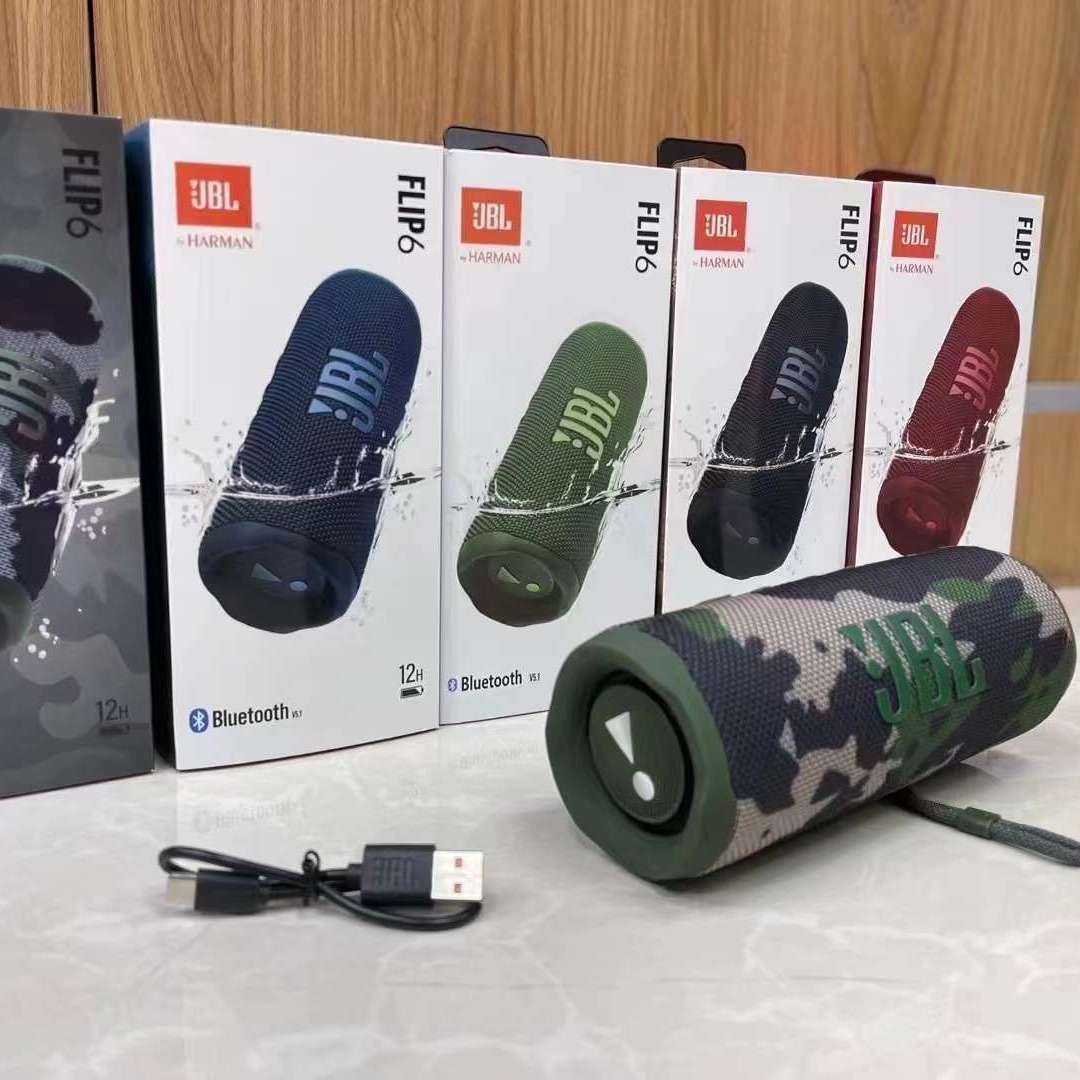 Cross-border Flip6 Music Kaleidoscope Altavoz Bluetooth Mini audio inalámbrico para exteriores Aplicación portátil de mejora de graves