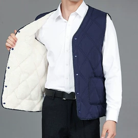 男式棉服马甲;男式棉服;棉服背心