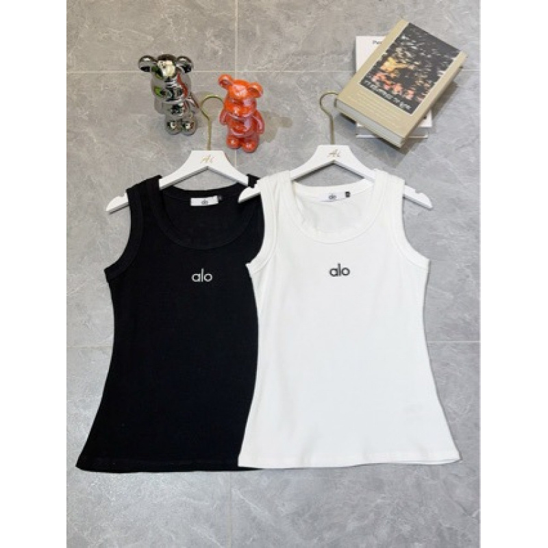Alo Yoga Tank Top with Straps, Versatile for Sports and Leisure, Suitable for Running and Outdoor Activities, High-End Fitness Training Wear, Inner Layer Top