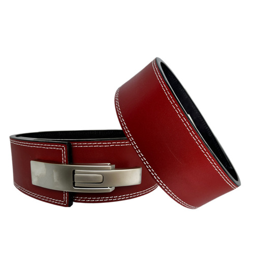 健身腰带专业杠杆扣深蹲健身腰带牛皮举重力量举硬拉护腰健美快扣