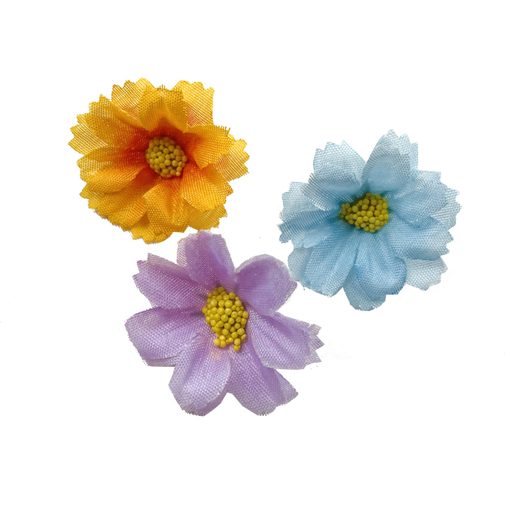 Simulación de flores de orquídeas de danza Daisy DiDi flores de flores tocado muñeca pastel ramo decoración de flores de danza