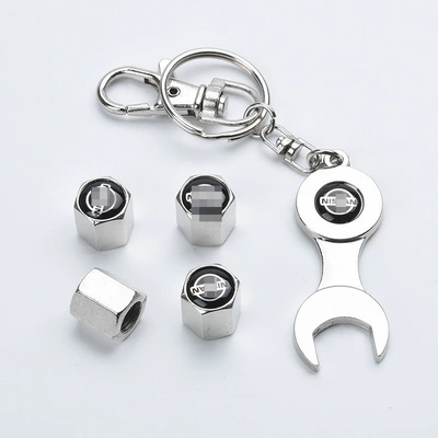Other Automotive Exterior Supplies personalized valve cap anti-deflation - daily-production-silver-wrench-pack-of-4