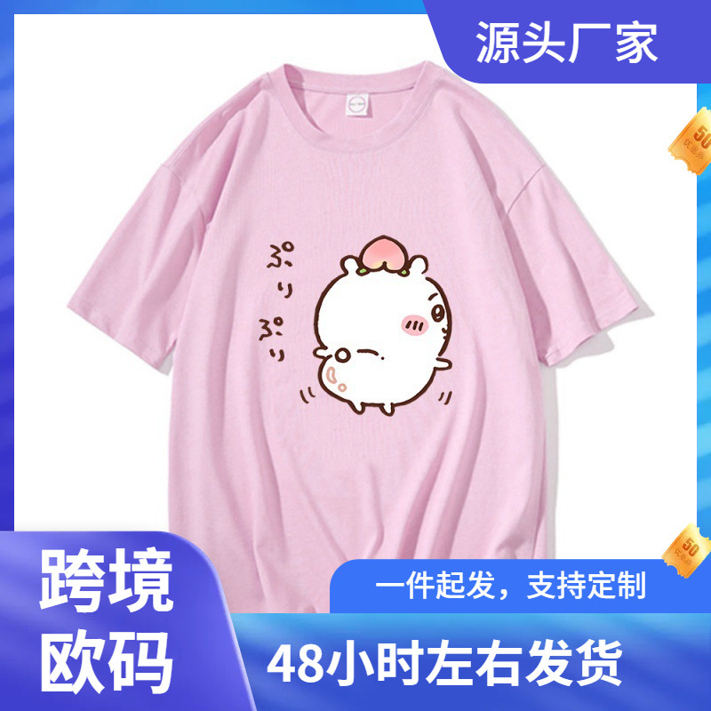 Camiseta masculina Chiikawa, camisa com estampa gráfica