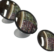 跨境 出口产品汽车国旗吸盘镜 安全小孩镜360°可旋转三合一辅助