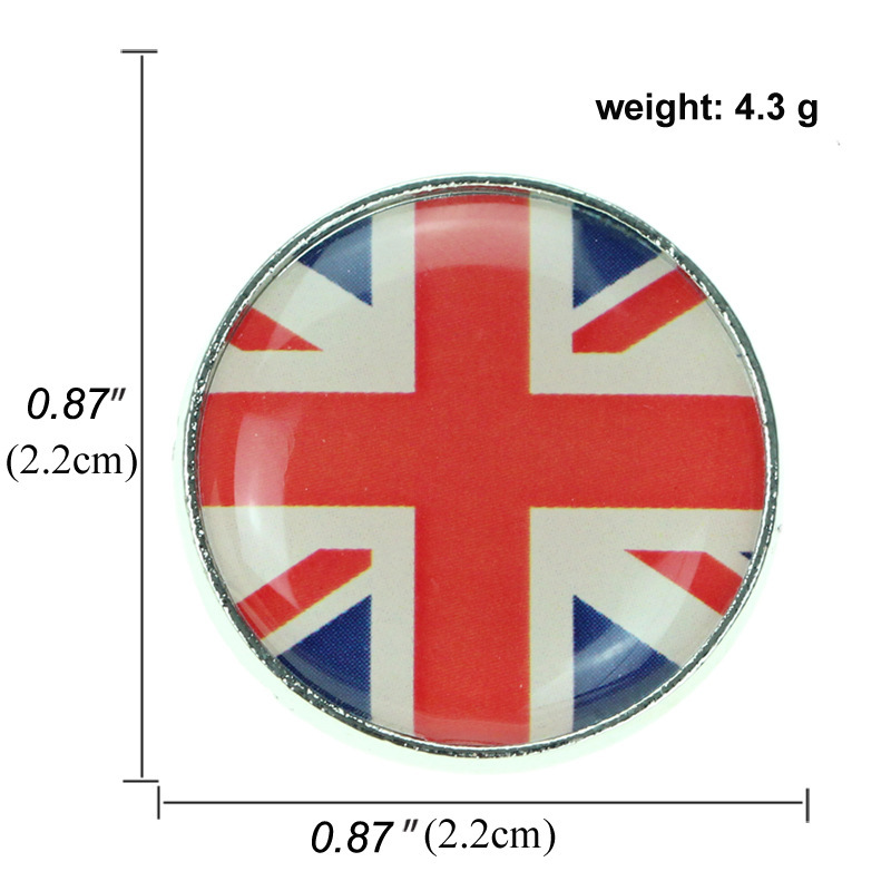 Broche De Aceite Con Diseño De Bandera Británica De Moda display picture 7
