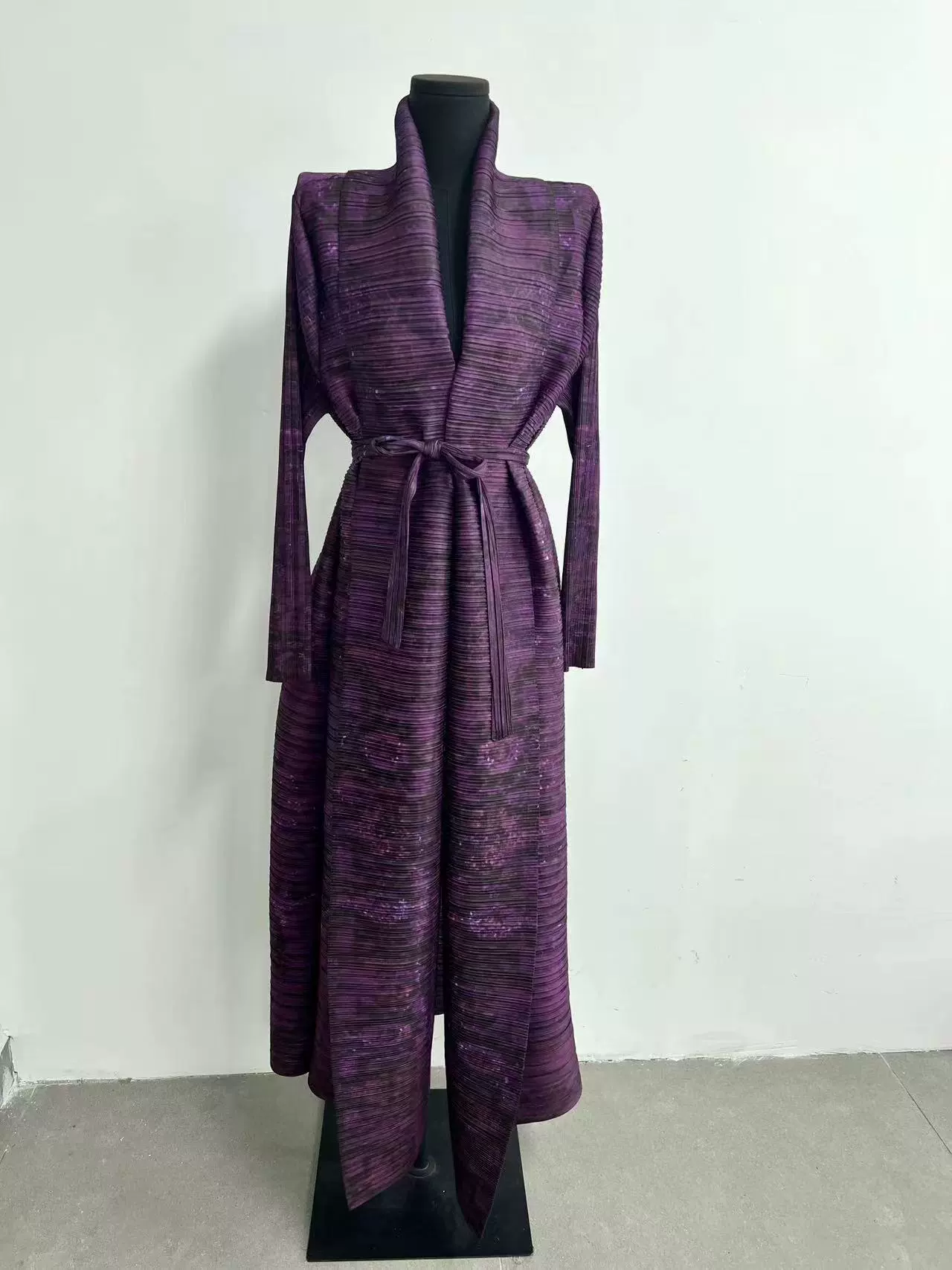 Абая (Дубай) Miyake пальцевая кардиган-куртка — женская длинная складчатая абая, размеры до 152 см