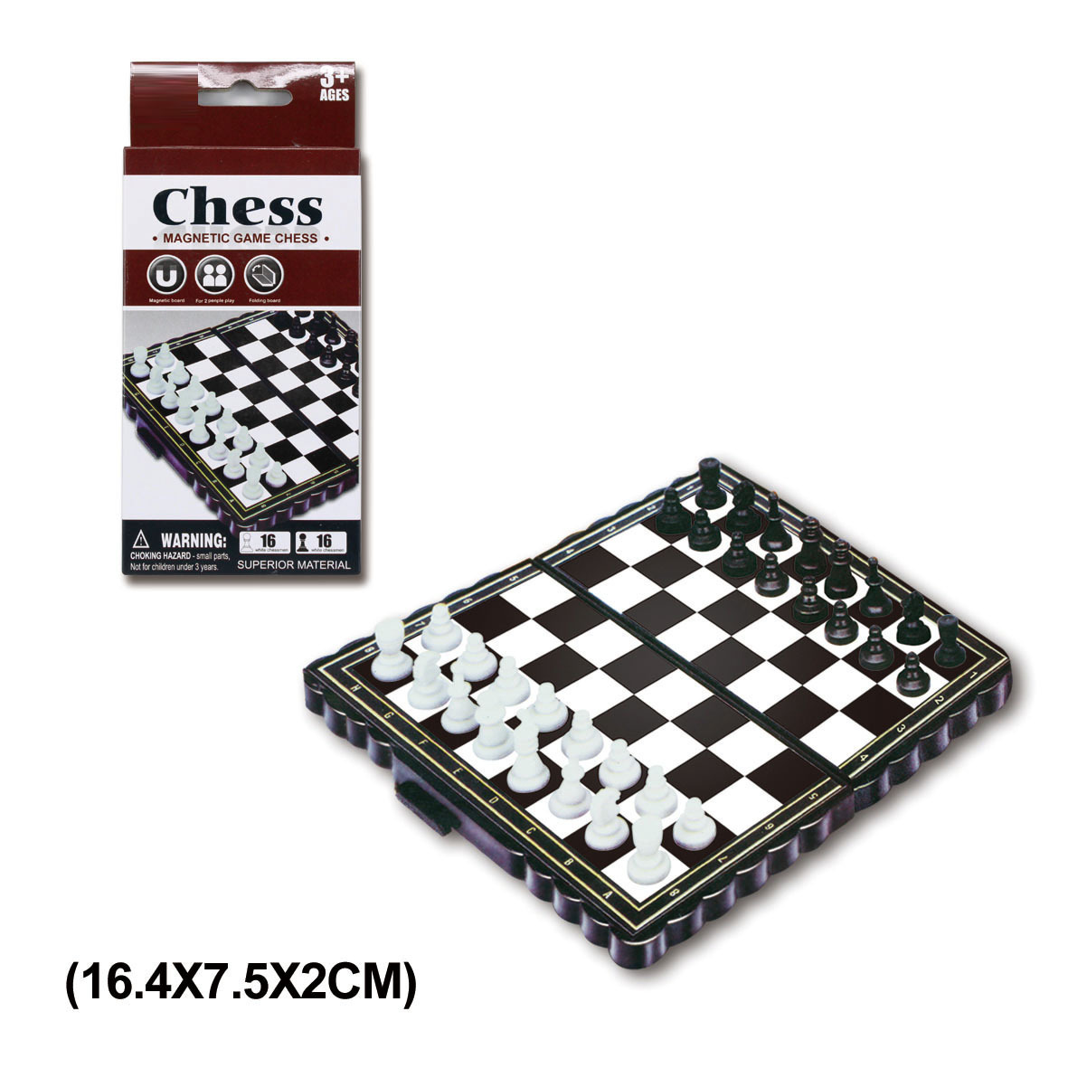 Магнитная шахматная коробка цвета