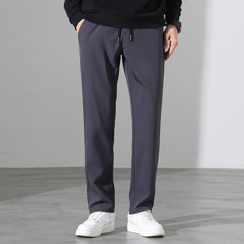 26 Autumn and Winter Men's Casual Pants, Thickened Sports Loose Long Pants, Korean Style Men's Elastic Waist Pants for Teenagers 26 Autumn and Winter Men's Casual Pants, Thickened Sports Loose Long Pants, Korean Style Men's Elastic Waist Pants for Teenagers