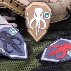 魔術貼章 Bounty Hunter Patch賞金獵人章星球大戰補丁 pvc臂章