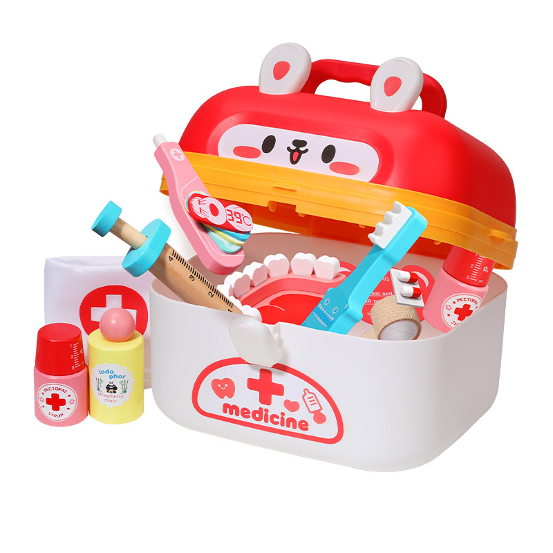 Juguetes de juguetes para niños médicos caseros juguetes de madera juguetes de papel juguetes de madera para bebés