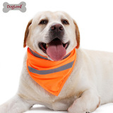 Флуоресцентный шарф на липучке, светящийся светоотражающий слюнявчик