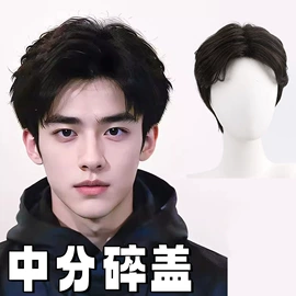假发短直发;假发片;真发假发