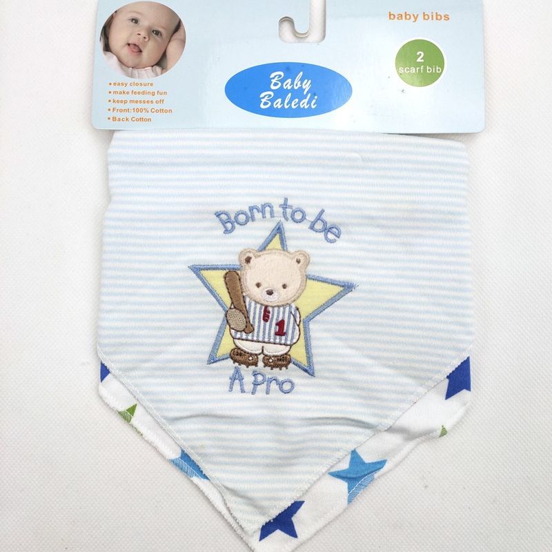 Foreign trade Original order brand baby triangle towel men and women Baby Baby Cotton triangle bib bib bib