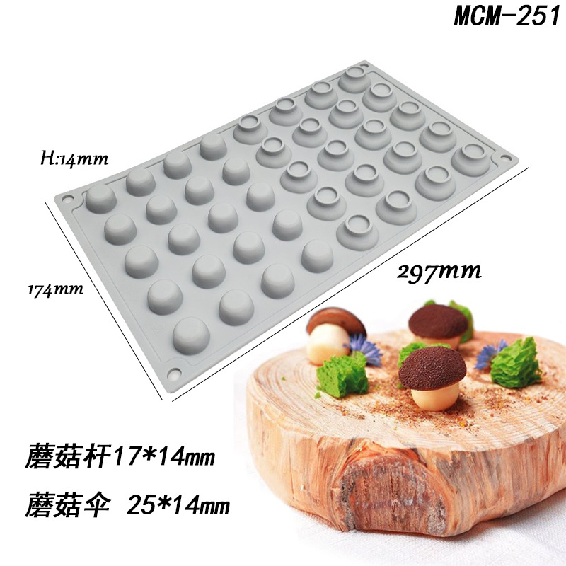 En stock simulación Castaño frambuesa cacahuete setas fruta pequeña molde de silicona comida china swing placa decoración hornear