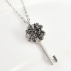 Fashionable rotating necklace, windmill toy, car keys, chain for key bag , 2021 collection, four-leaf clover, wholesale