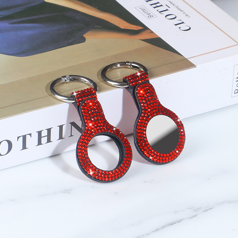Airtag protective cover-double hole red diamond