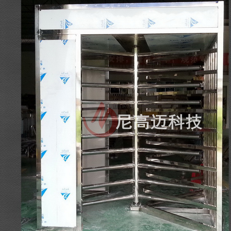 景区车站驾校旋转门 只出不进或只进不出单向门禁系统 全高转闸门