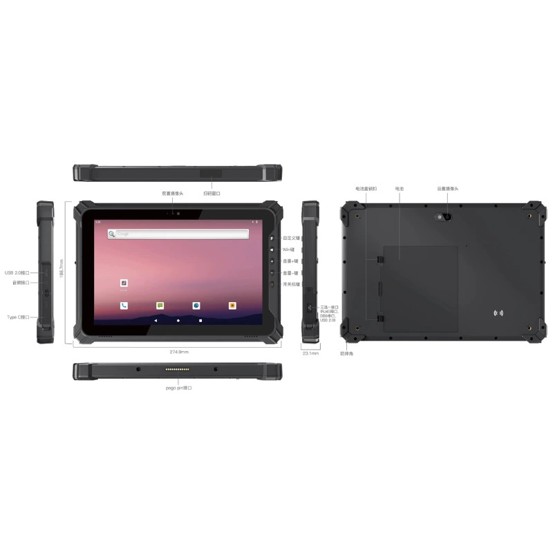 亿道 Планшетник 10-дюймов Android система Octobic GPS позиционирование Card PAD PAD
