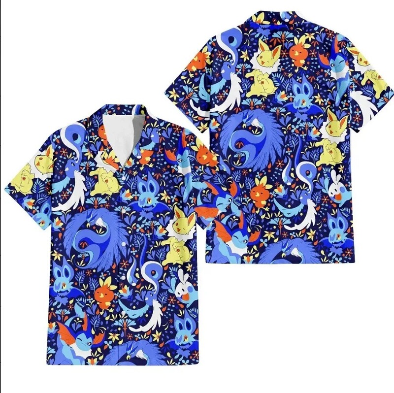 New Men's Hawaiian Yellow Shirt with Creative Chinese Landscape Painting, Short-Sleeve Aloha Shirt, Cuban Style for Summer