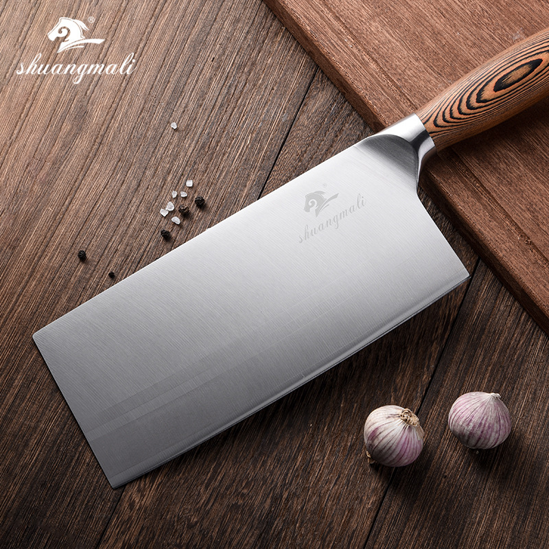 Acero inoxidable spot 4CR14 cortador de hotel chef cortar verduras cortar carne afilada cuchillo de morera