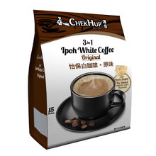 泽合怡保三合一香浓速溶白咖啡600g马来西亚进口咖啡食品批发
