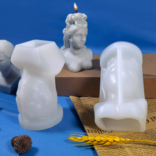 Sanxin Large Venus Candle Aromatherapy Silicone Mold DIY David Plaster Diffusing Stone Candle Holder Abrasives