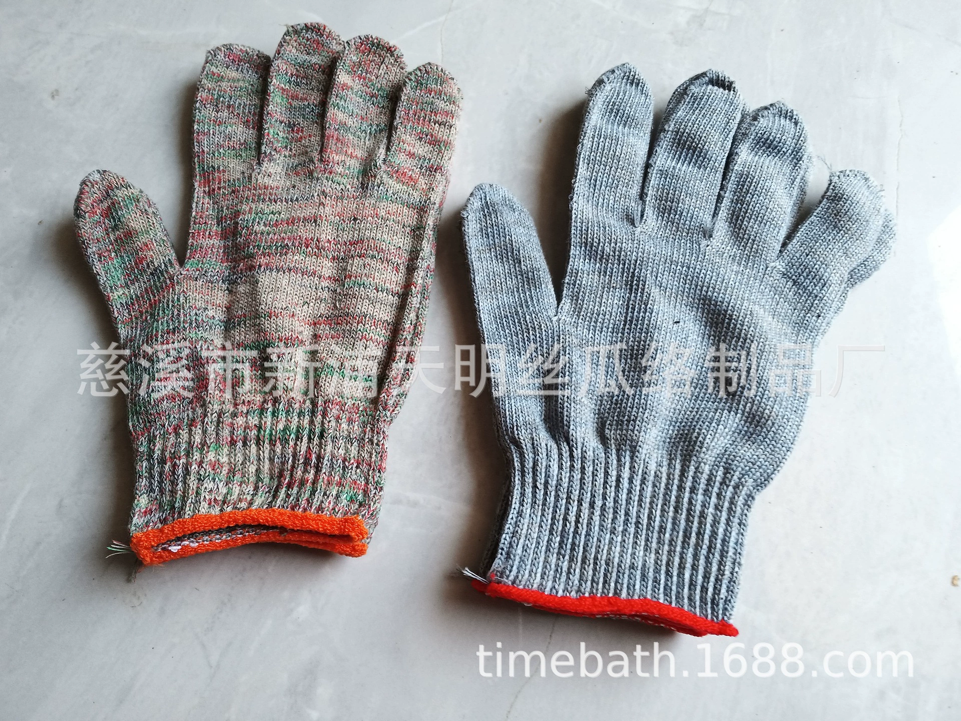 Завод прямой отбеленная ровинг хлопчатобумажная пряжа перчатки по охране труда оптом Нескользящие износостойкие строительные площадки рабочие перчатки по охране труда